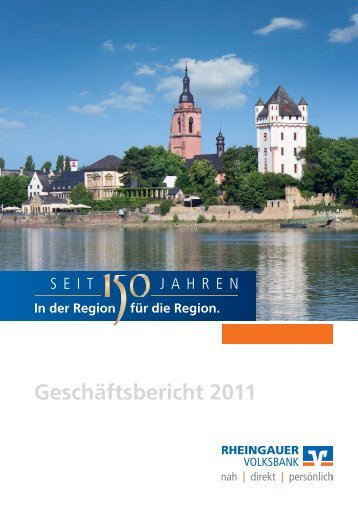 Geschäftsbericht 2011 - Rheingauer Volksbank eG