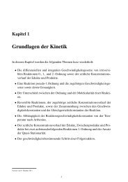 Grundlagen der Kinetik