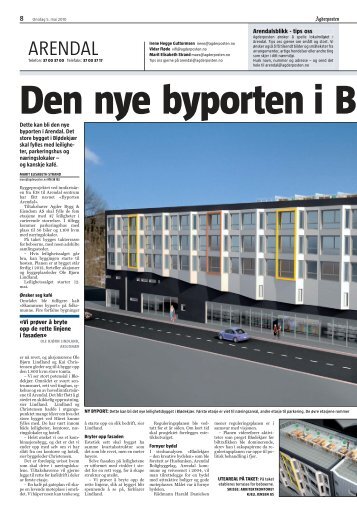 Den nye byporten, Agderposten 05.06.2010 - Arendal kommune