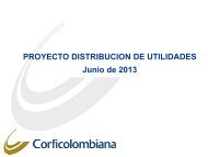 PROYECTO DISTRIBUCION DE UTILIDADES ... - Corficolombiana