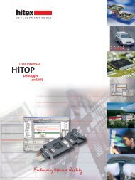 HiTOP - Hitex Development Tools