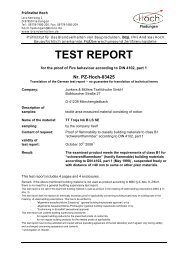 TEST REPORT - Igepa