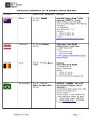 11. List of WADA Accredited Laboratories