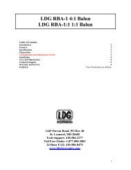 LDG RBA-1 4:1 Balun LDG RBA-1:1 1:1 Balun - Thiecom