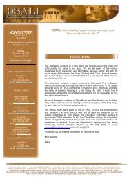 Newsletter 2010 May Vol 21 no 2.pdf - Organisation of South African ...
