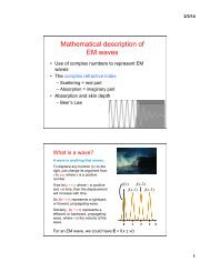 What is a wave? The one-dimensional wave equation