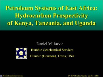 Petroleum Systems of East Africa: Hydrocarbon ... - Energy