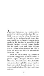 Read the first chapter of Frankenstein here - Townsend Press