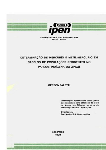 determinação de mercúrio e metil-mercurio em cabelos - Ipen