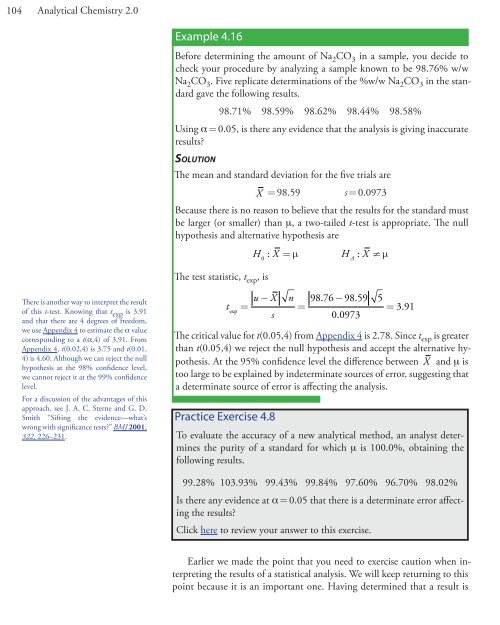 Analytical Chem istry - DePauw University