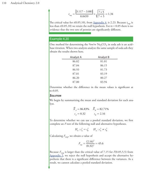 Analytical Chem istry - DePauw University