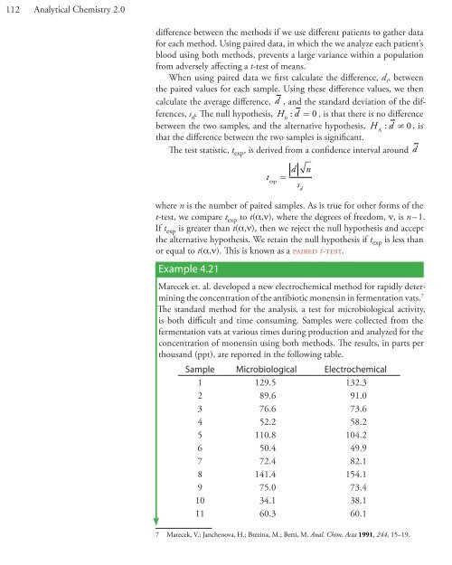 Analytical Chem istry - DePauw University