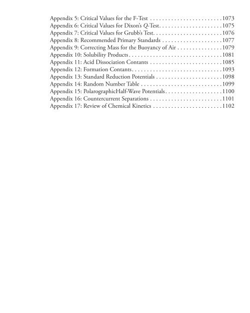 Analytical Chem istry - DePauw University