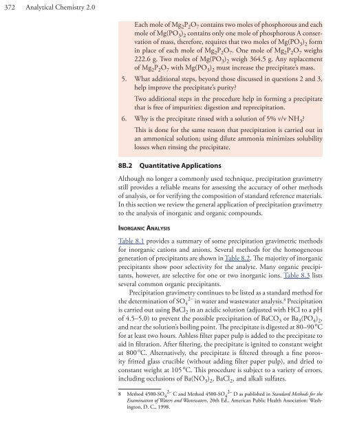 Analytical Chem istry - DePauw University