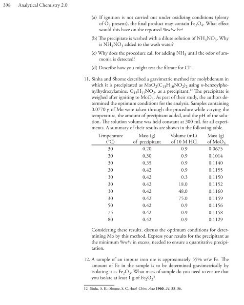 Analytical Chem istry - DePauw University