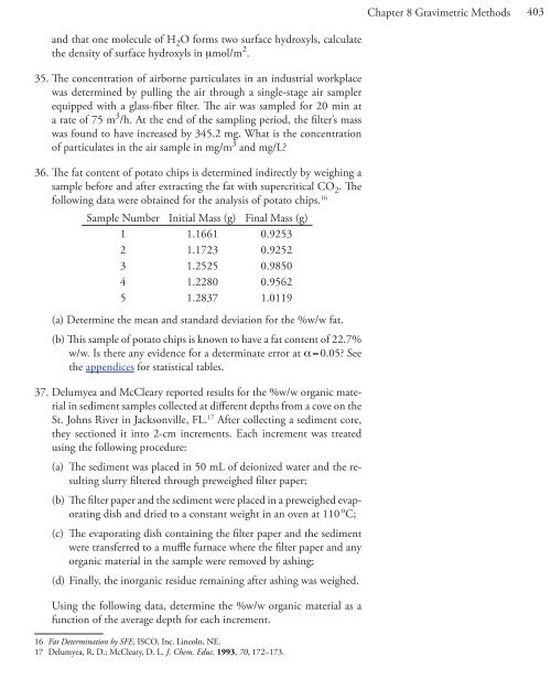 Analytical Chem istry - DePauw University