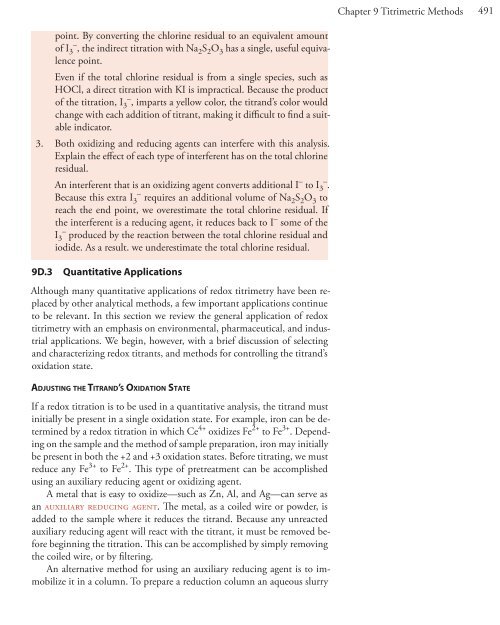 Analytical Chem istry - DePauw University