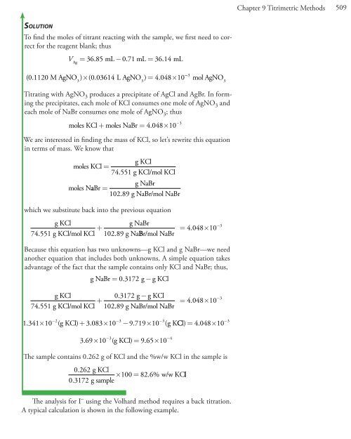 Analytical Chem istry - DePauw University