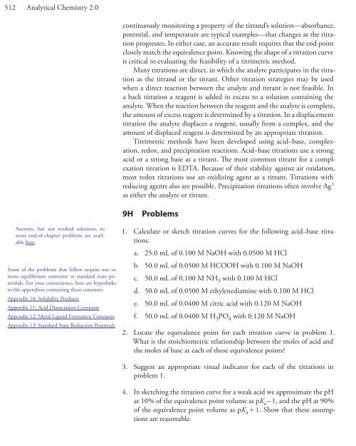 Analytical Chem istry - DePauw University