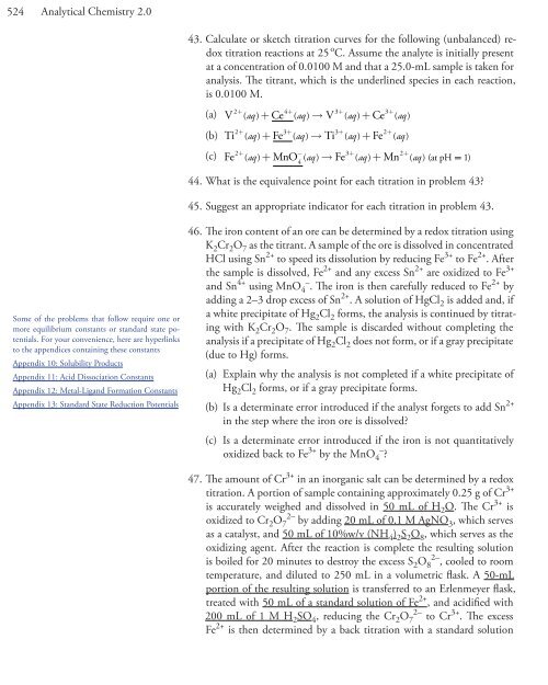 Analytical Chem istry - DePauw University