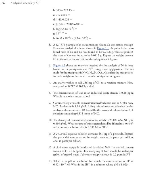 Analytical Chem istry - DePauw University