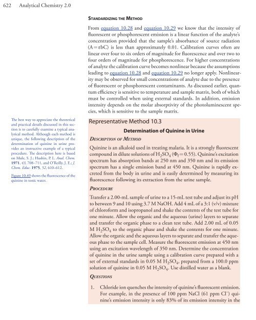 Analytical Chem istry - DePauw University