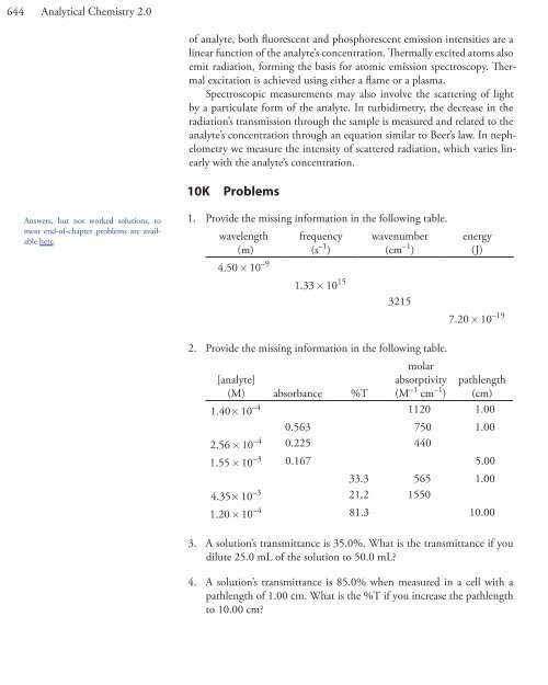 Analytical Chem istry - DePauw University