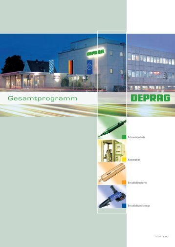 DEPRAG SCHULZ GMBH u. CO. - deprag.de