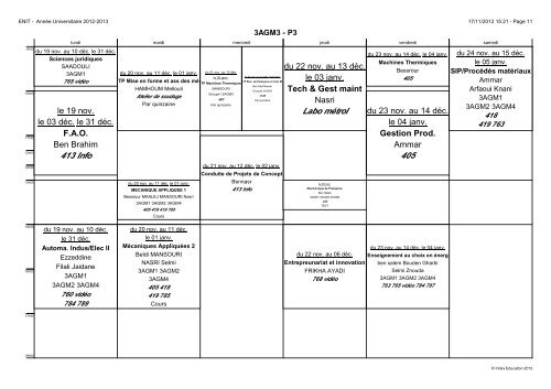 Hyperplaning - Emploi du temps - NewEDT 12-13.SMP - Enit