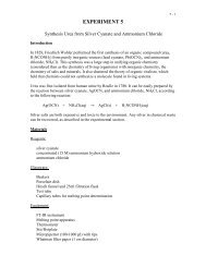 Synthesis of Urea from Silver Cyanate and Ammonium Chloride