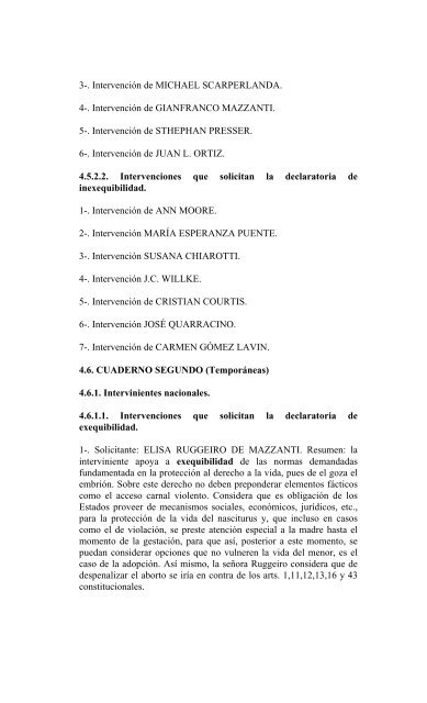 Sentencia C-355/06 EXCEPCION DE PLEITO ... - Cornell University