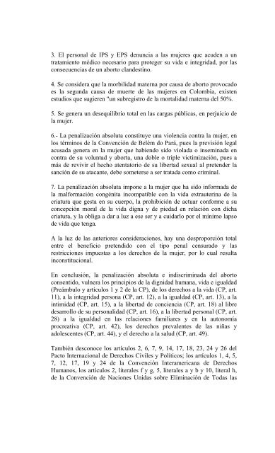 Sentencia C-355/06 EXCEPCION DE PLEITO ... - Cornell University