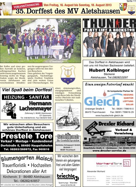 Schwaben Echo-Ausgabe Kalenderwoche 31 (PDF)