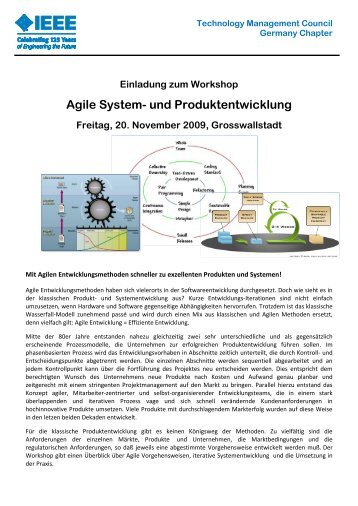 Einladung zum Workshop Agile System- und Produktentwicklung ...