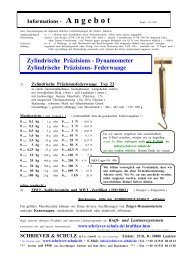 Zylindrische Präzisions - SCHRIEVER & SCHULZ & Co. GmbH