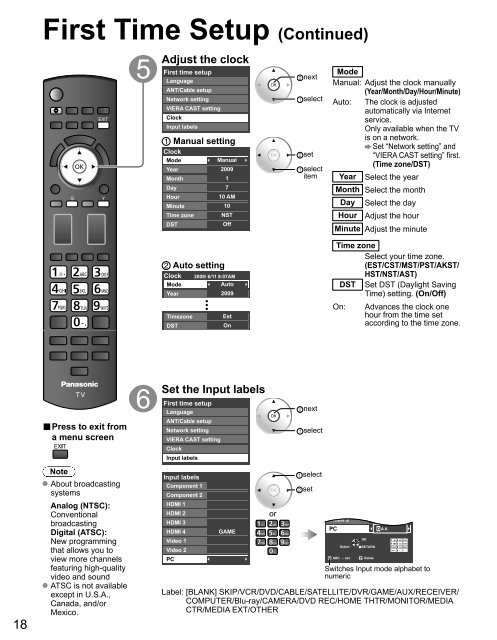 MANUAL DE USUARIO TC-P58V10X(es) - Panasonic