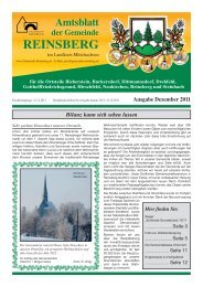 12.12.2011 - der Gemeinde Reinsberg