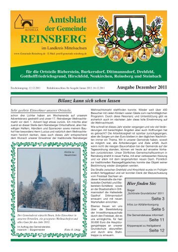 12.12.2011 - der Gemeinde Reinsberg