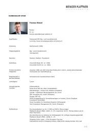 download CV - Wenger Plattner