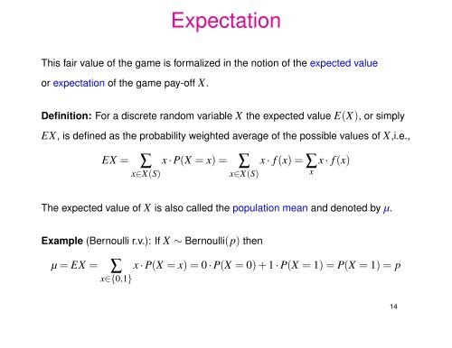 Discrete & Continuous Random Variables - Statistics