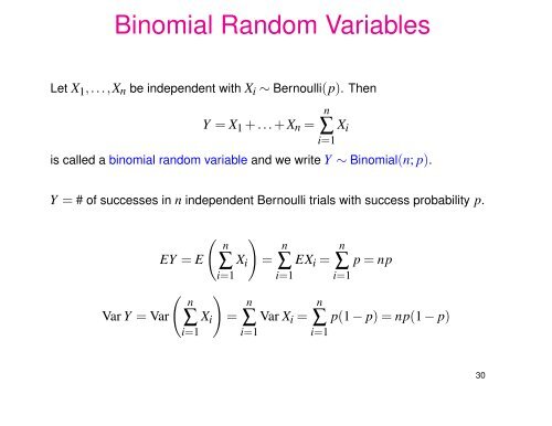 Discrete & Continuous Random Variables - Statistics