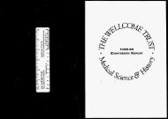 The Wellcome Trust Eighteenth Report (1988-1989)