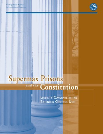 Supermax Prisons and the Constitution: Liability ... - Supermaxed