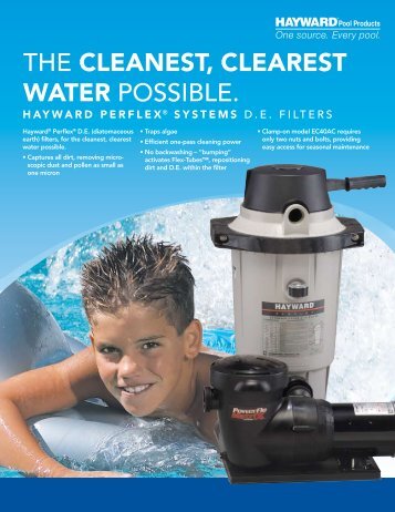 Hayward Perflex® Systems D. E. Filters - Brochure