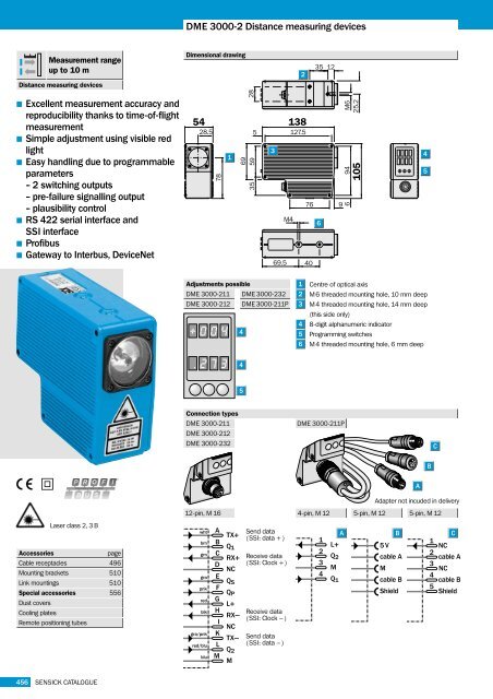 DME 3000-2 Distance measuring devices 105 138 54 s Excellent ...