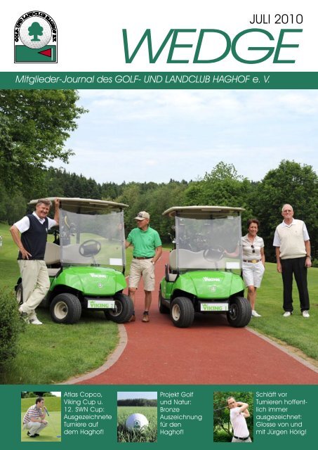 Wedge 1-2010 letzte Version.indd - Golf- und Landclub Haghof