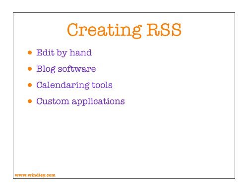 Service Oriented Architecture Slides - Phil Windley's Technometria