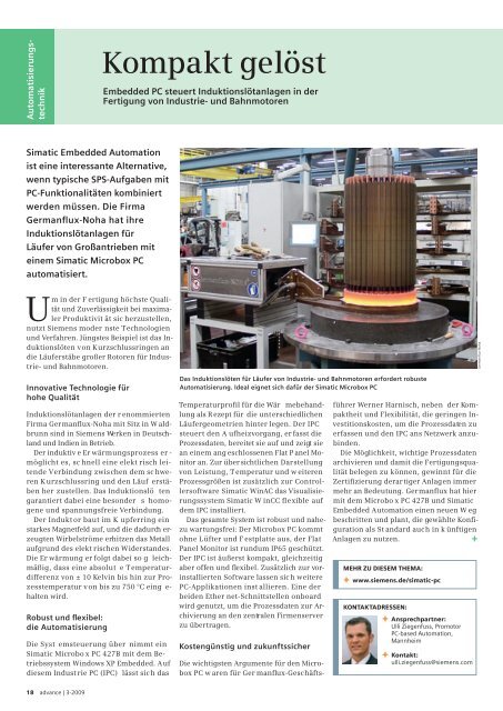 Download advance 03/2009 - Siemens