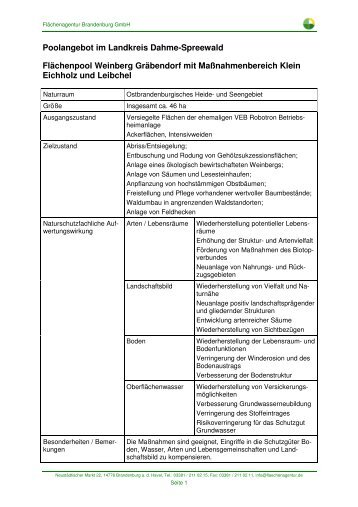 Flächenpool Weinberg Gräbendorf - Flächenagentur Brandenburg ...