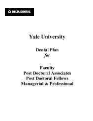 Topics Covered in This Booklet - Yale University